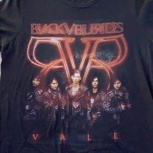 unisex black veil brides tshirt